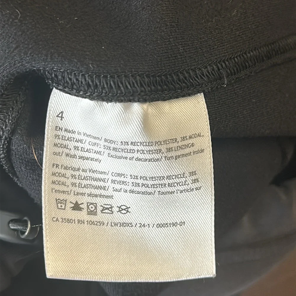 lululemon athletica charcoal gray quarter-zip pullover hoodie